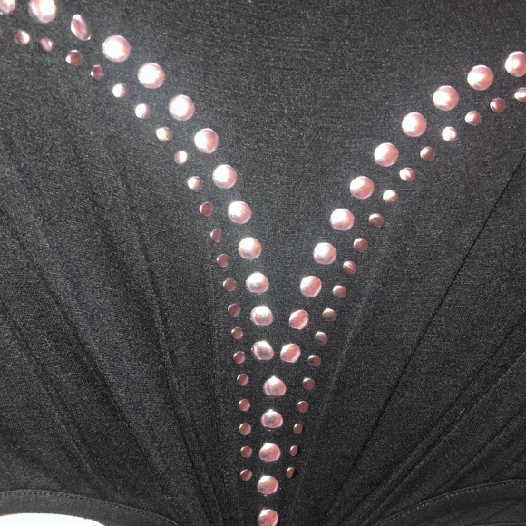 Sexy cut out black dress with stud details - Picture 3 of 5